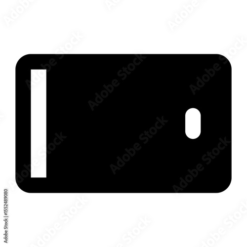 mobile gaming smartphone black glyph icon.