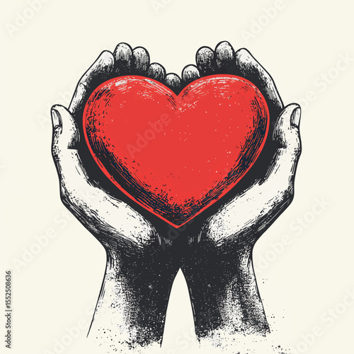 Hands showing heart