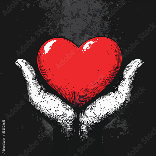 Hands showing heart