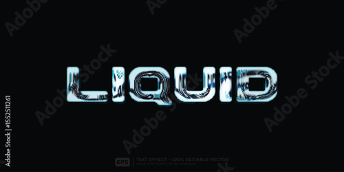 Liquid 3D Cartoon Editable Text Effect | Premium Font Template