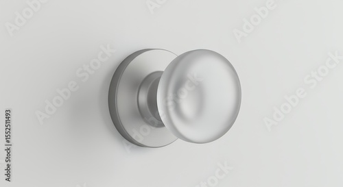 Frosted glass door knob