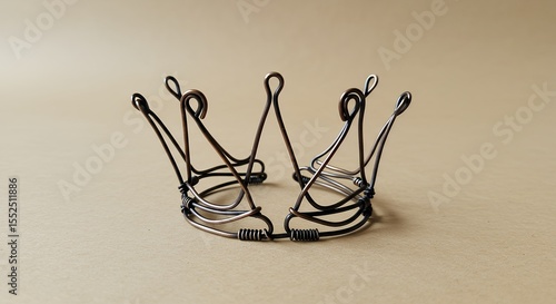 Intricate wire crown design
