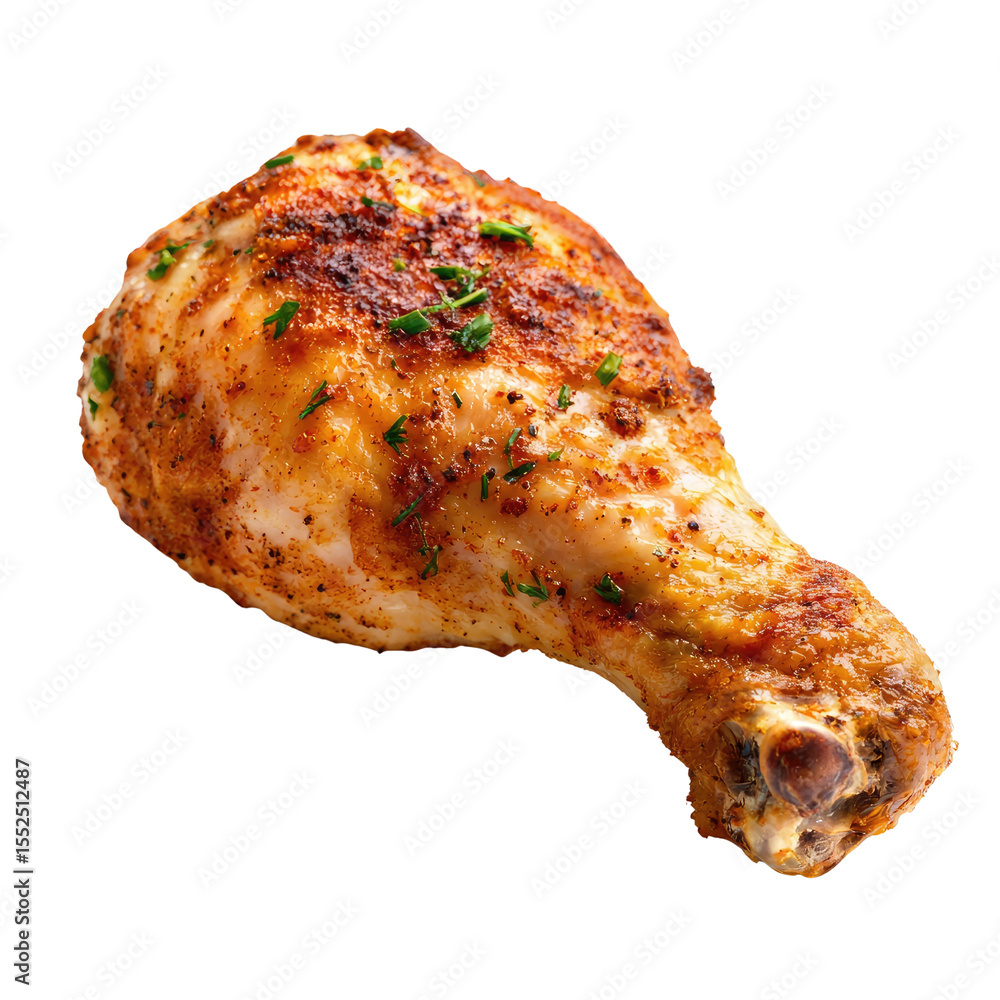 Juicy Spiced Chicken Drumstick with Fresh Herbs and Seasoning Juicy Spiced Chicken Drumstick with Fresh Herbs and Seasoning