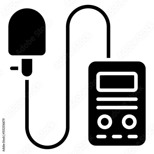 Lavalier glyph icon
