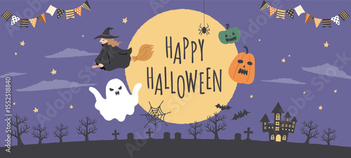 ハロウィンのかわいいイラスト