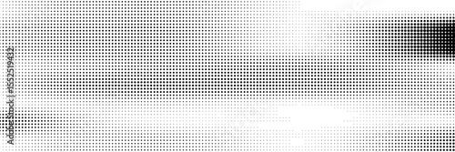 Halftone faded gradient texture. Grunge halftone grit background. White and black sand noise wallpaper. Retro pixilated vector backdrop