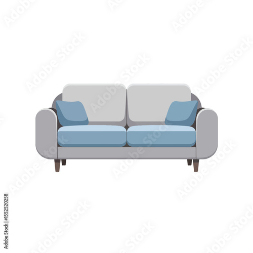sofa isolated on white