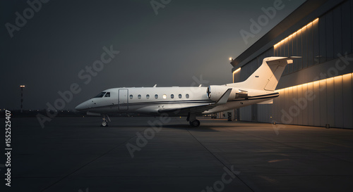 Wallpaper Mural Private Jet at Hangar: Luxury Aviation Torontodigital.ca