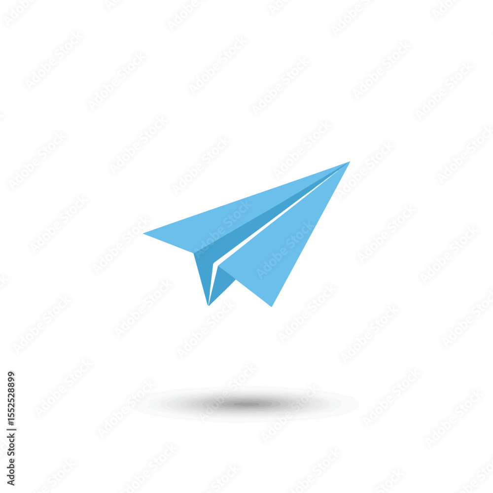 paper airplane isolated on white background paper airplane isolated on white background