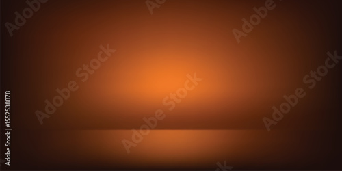  dark orange black gradient studio room background empty floor product showcasing