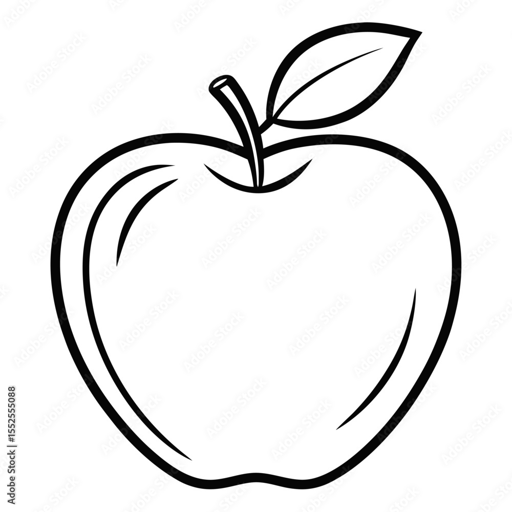 vector illustration of an apple vector illustration of an apple