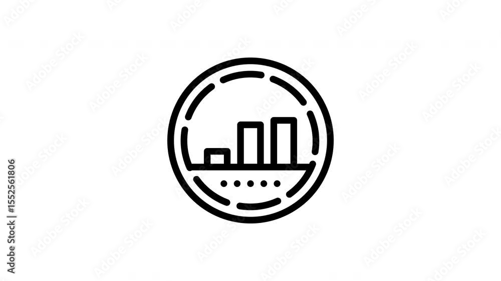 icon line motion graphic trend settings icon line motion graphic trend settings