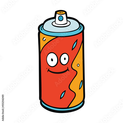 A vibrant graffiti spray can with bold colors, paint splatters, and urban flair—symbolizing street art, creativity, and self-expression in every burst.
