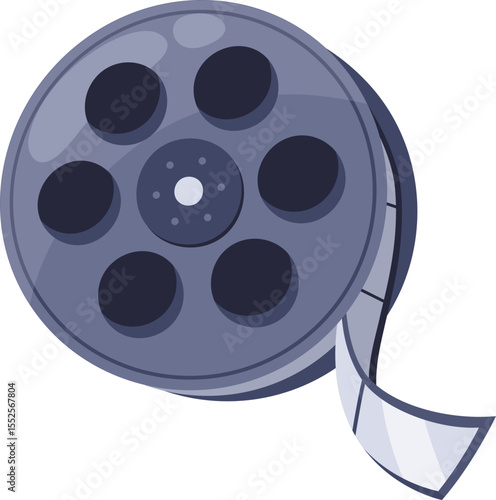 Vintage Film Reel for Movie Production

