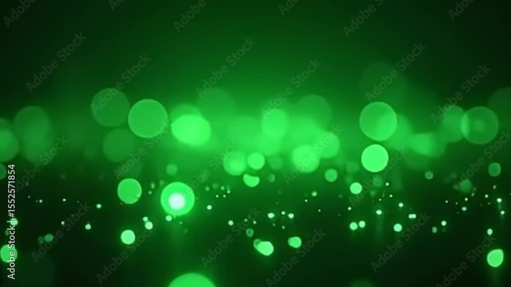 High resolution green bokeh light background loop for professional video editors

