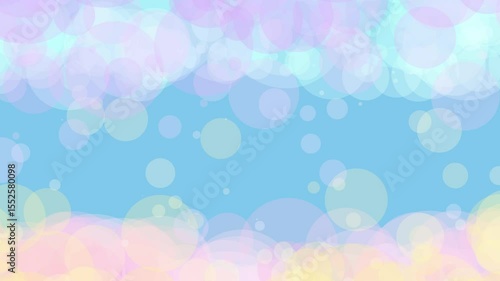 bubble soda foam particle effect falling sparkle shape element background