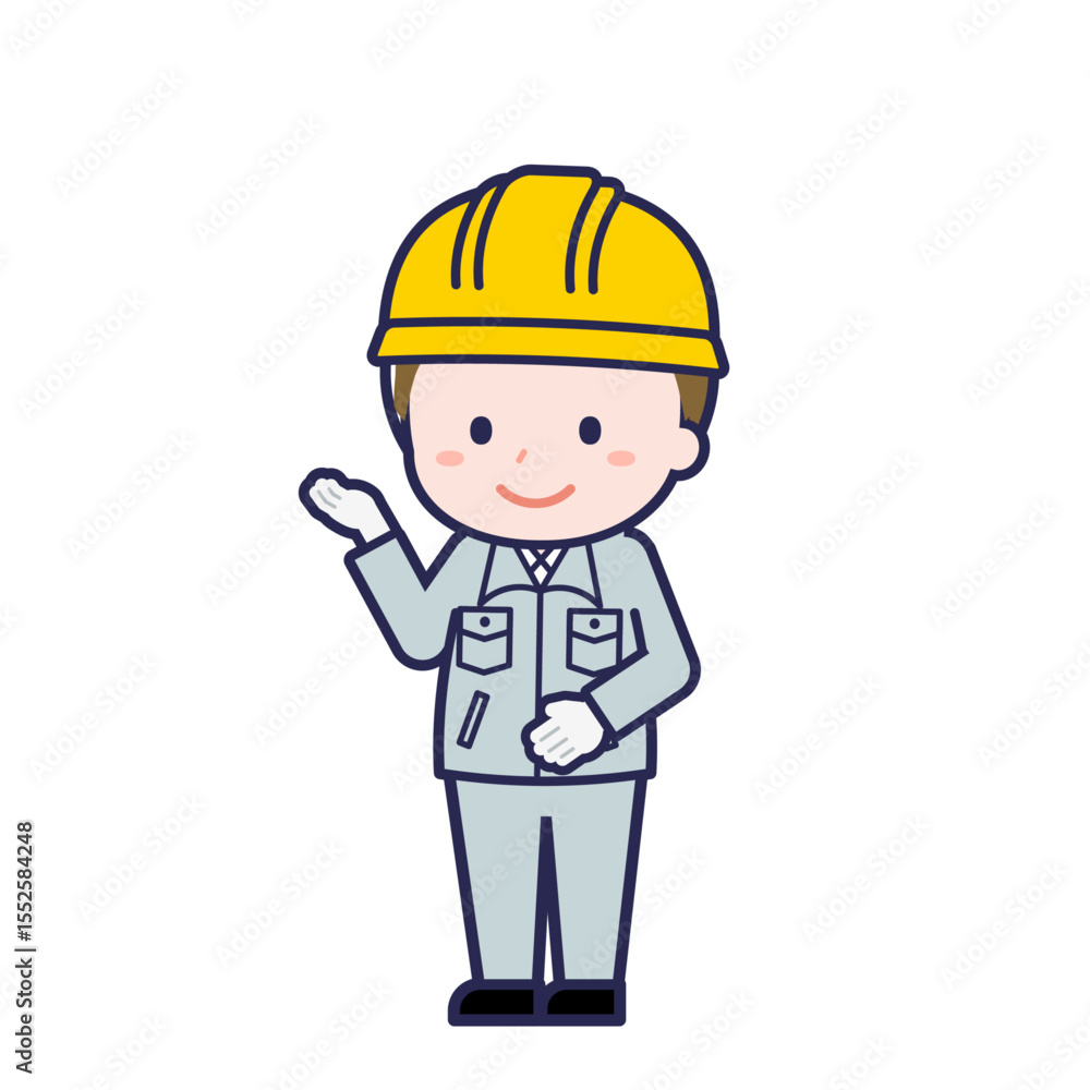 工事作業員/ななめ/男性 18 工事作業員/ななめ/男性 18