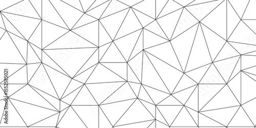 Abstract of simple gray line triangle pattern geometric background .white background creative and geometric shape with white luxury pattern .Gray and white geometric background with low poly triangle