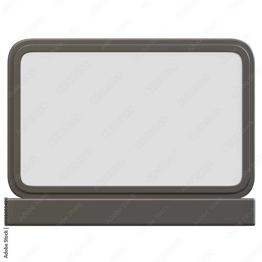 3d render of advertising billboard steel and blank space for mockup 3d render of advertising billboard steel and blank space for mockup