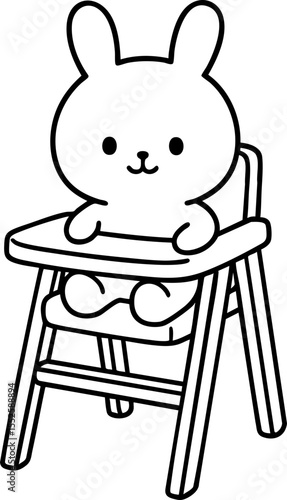 유아용 식탁의자 하이체어 이유식