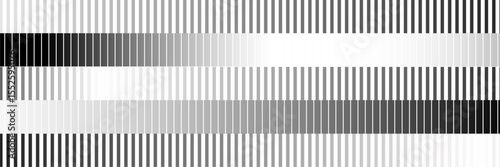 Black and white striped halftone gradient. Fading line gradation background. Repeating strip pattern backdrop.