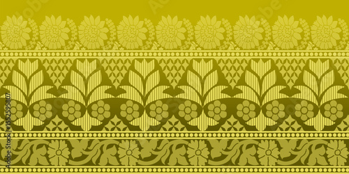 beautiful graphic saree design and this sari design is in Indian style which is for textile fashion industry and it can be used as wallpaper backdrop and website bg this style is originated in india