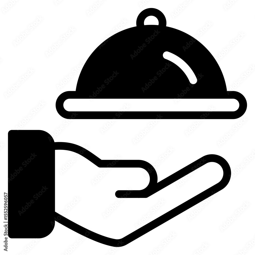 Fototapeta premium Catering outline mixed icon