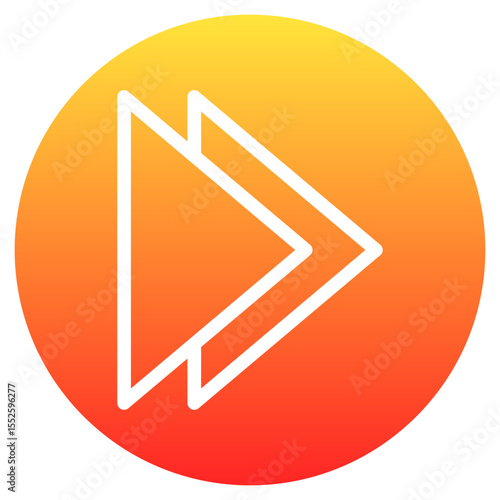 upi integration (india) glyph gradient icon