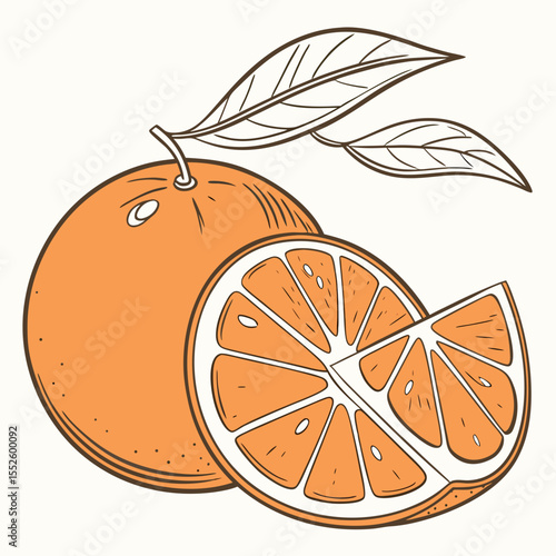 orenge icon white background
