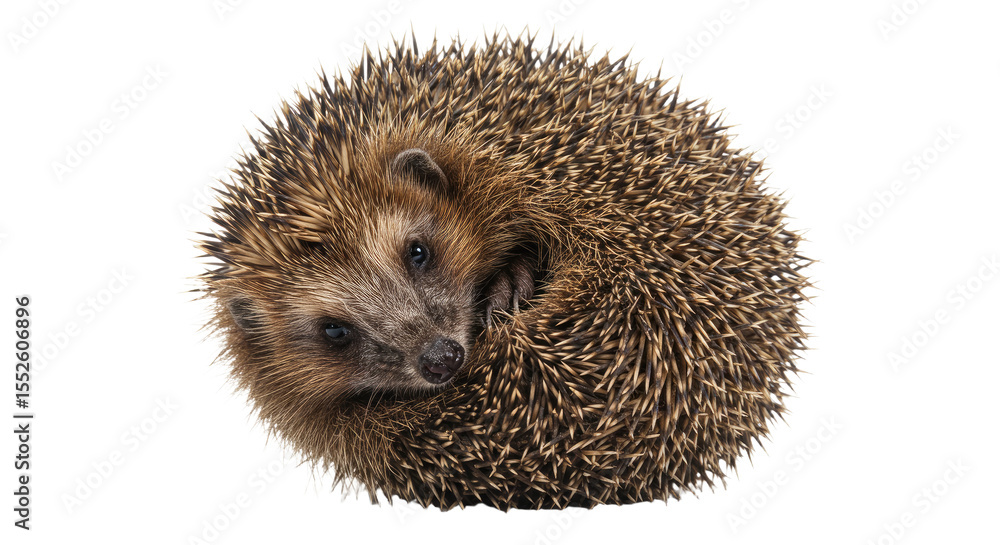 Obraz premium Hedgehog Ball Shape Close Up.