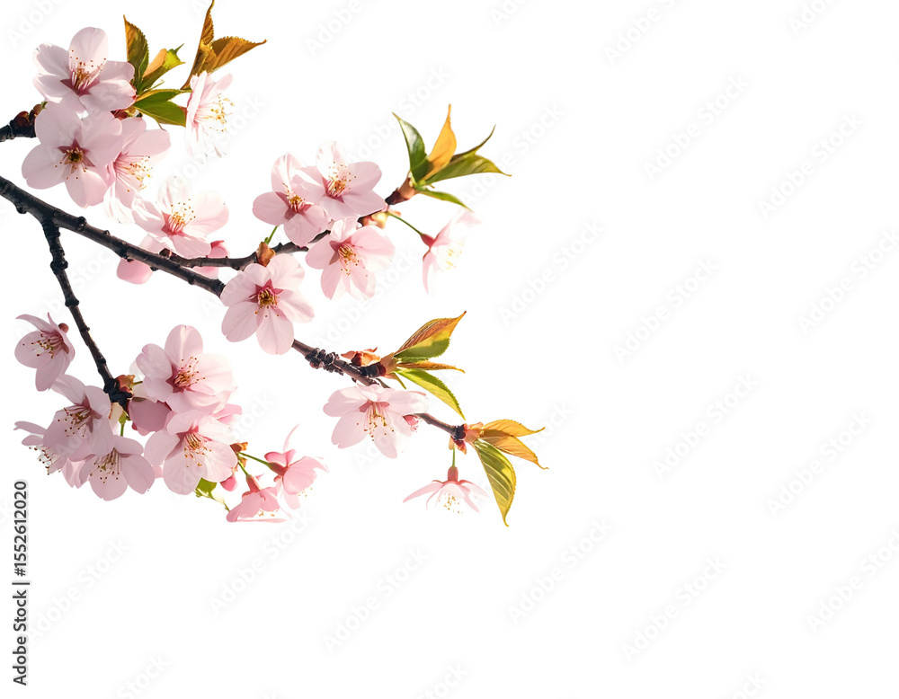 Cherry Blossom Branch with Pink Flowers – Spring PNG Transparent Background Cherry Blossom Branch with Pink Flowers – Spring PNG Transparent Background