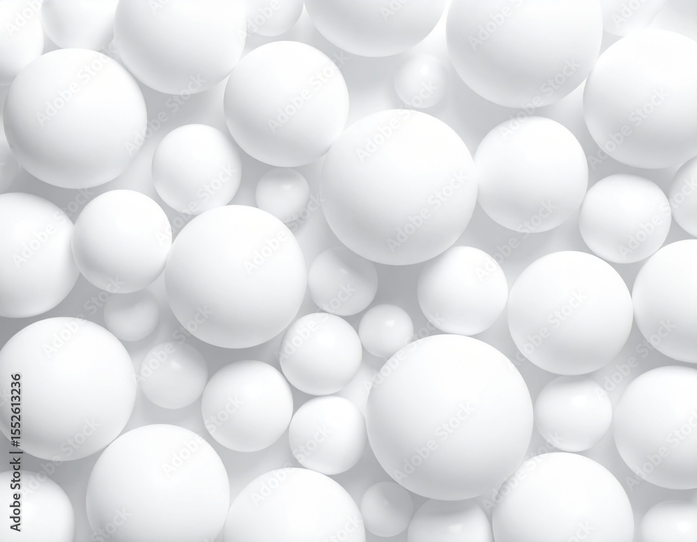 white balls on a white background white balls on a white background