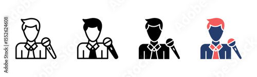 Emcee icon sheet multiple style collection