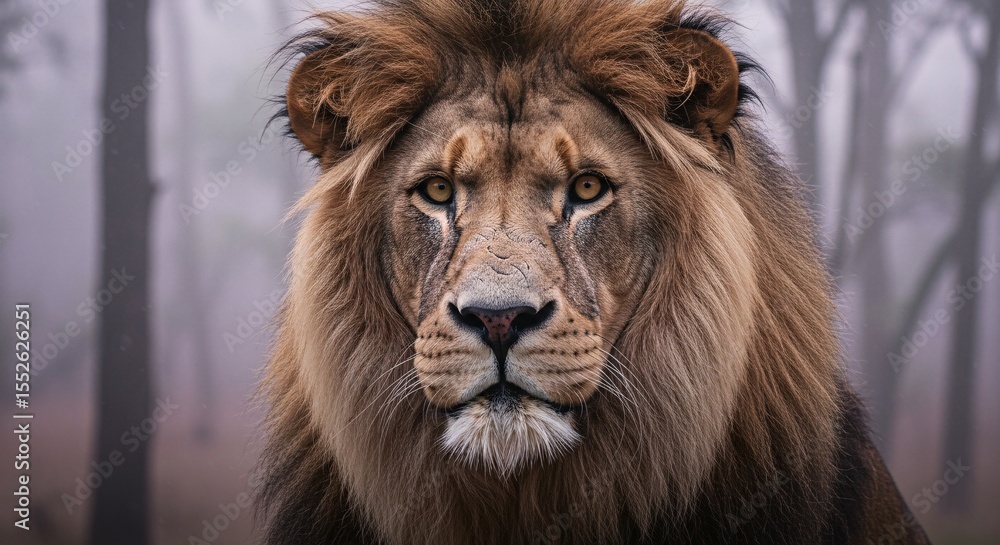 Majestic Lion in Ultra HD Portrait background Majestic Lion in Ultra HD Portrait background