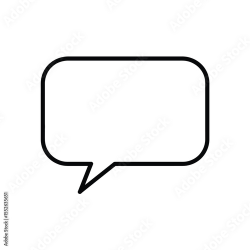 Speech Bubble Outline Icon