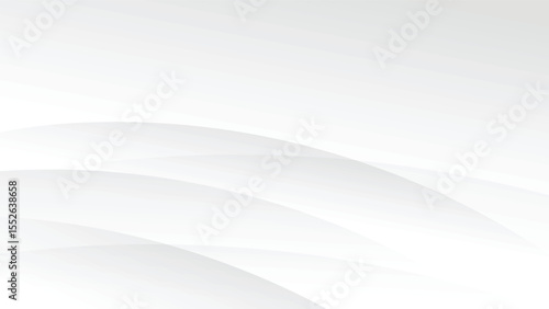 abstract white and grey background with decorative modern curve lines