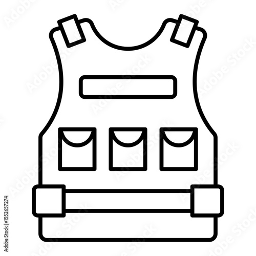 bulletproof vest icon