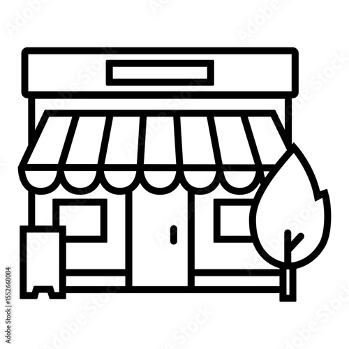 매장 건물 아이콘