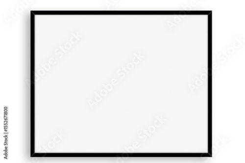 A blank picture frame ready for artwork or a photograph.