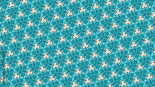 Modern floral authentic Seamless Pattern for home textile and fashion.