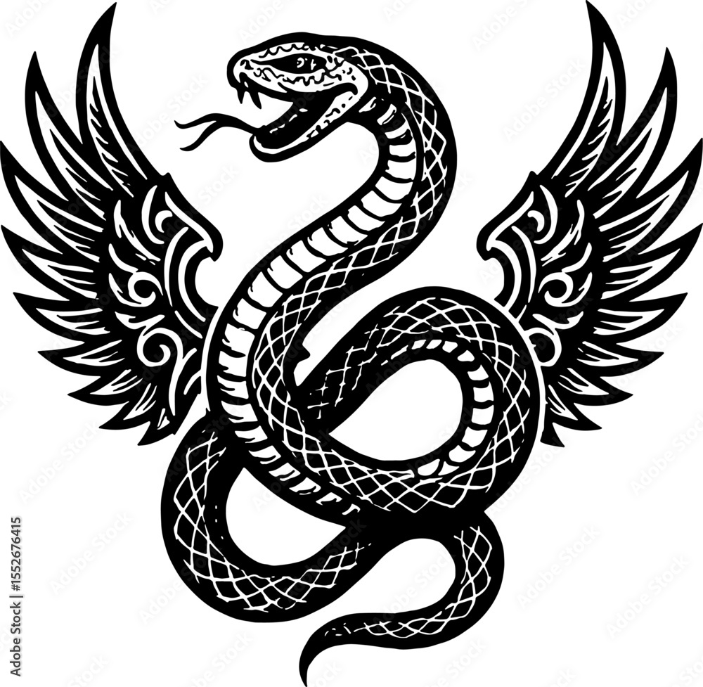 Fototapeta premium Traditional Tattoo Flash Set