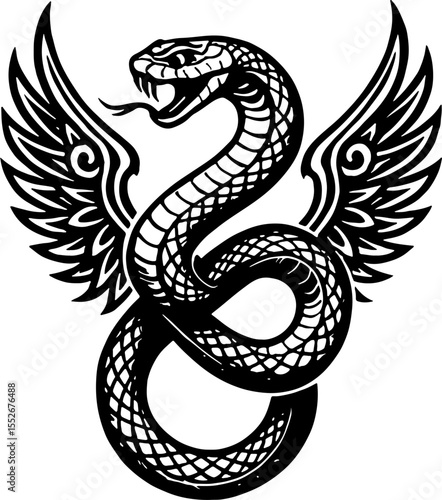 Bold Ink: Classic, Tribal & Serpent Tattoo Designs" bundle vector