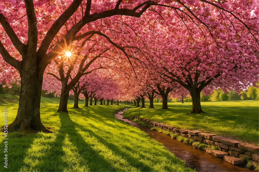 Cherry tree blossom Cherry tree blossom