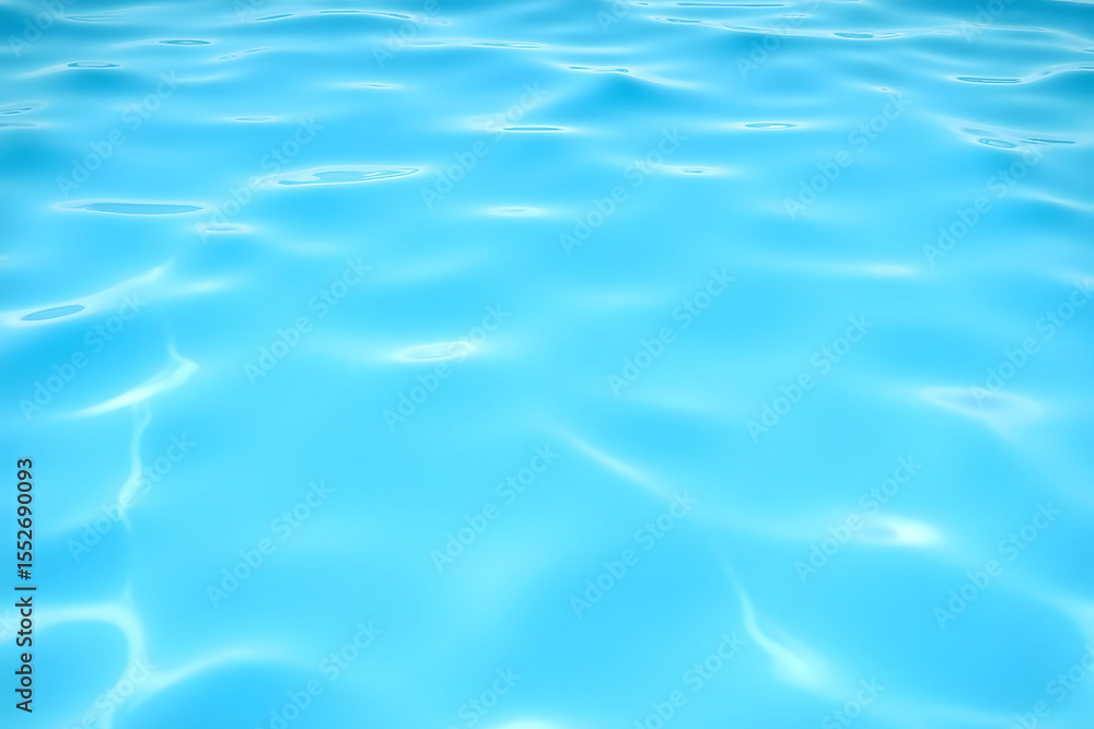 Obraz premium close up of a swimming pool with water ripples