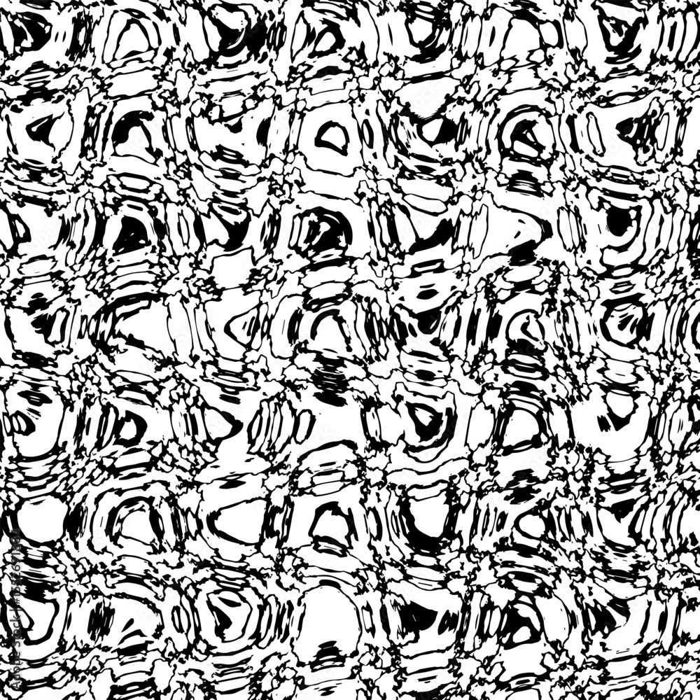 Obraz premium ILLUSTRATION ABSTRACT GRUNGE BLACK GRAINY TEXTURE BACKGROUND. DISTRESS DIRTY ROUGH BLACK COLOR DESIGN VECTOR