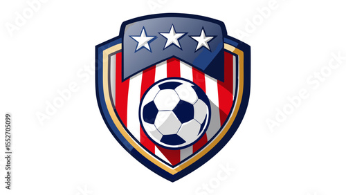 American soccer team united under stars striving for victory in bold shield