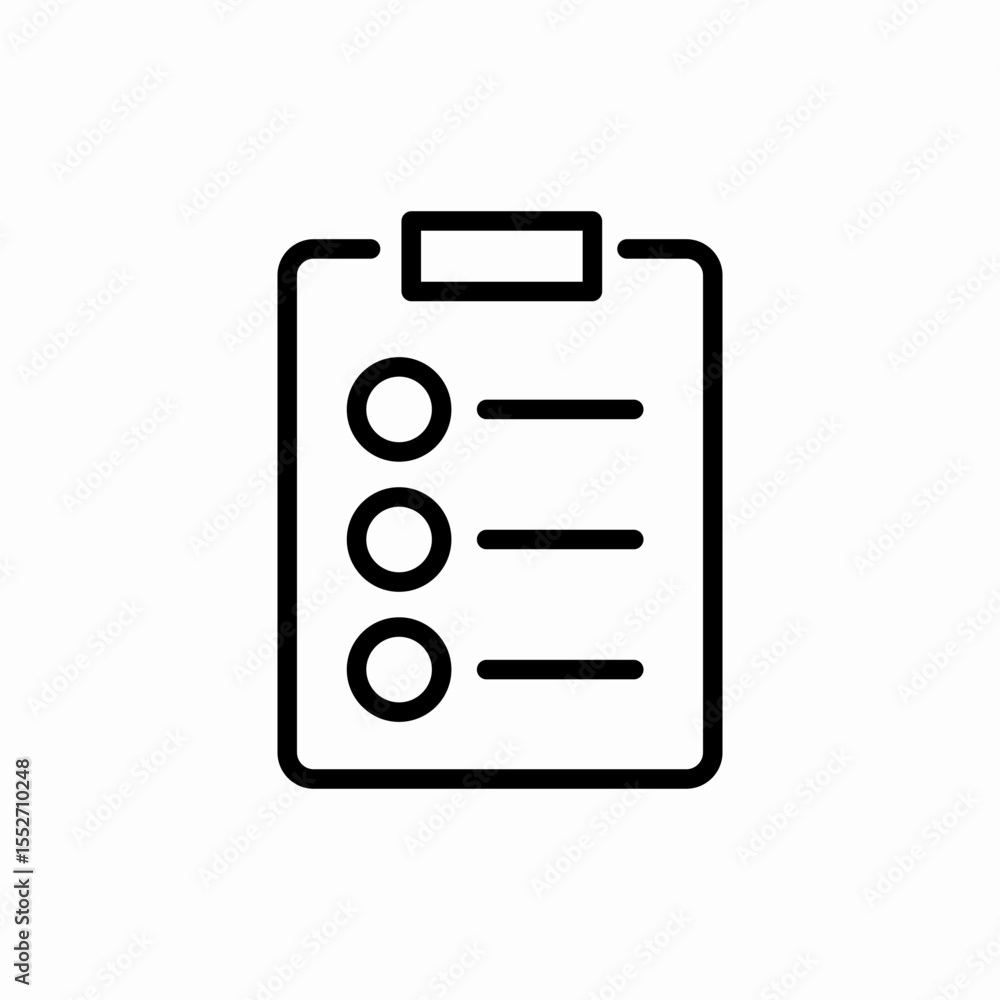 bullet point list icon vector sign bullet point list icon vector sign