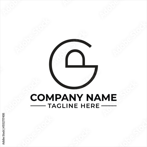 Free Download Logo Design Featuring an Initial and Lock - GFXLoad