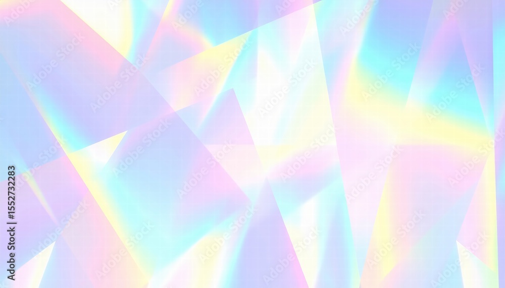 Pastel Holographic Geometric Background - Pastel colors Pastel Holographic Geometric Background - Pastel colors