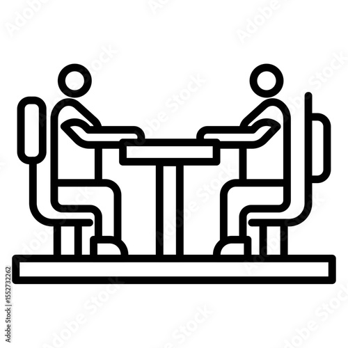 Job Interview Vector Icon